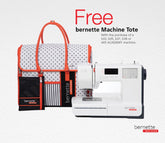 Free! Bernette Machine Tote with the purchase of a b33, b35, b37, b38, or b05 Academy machine.